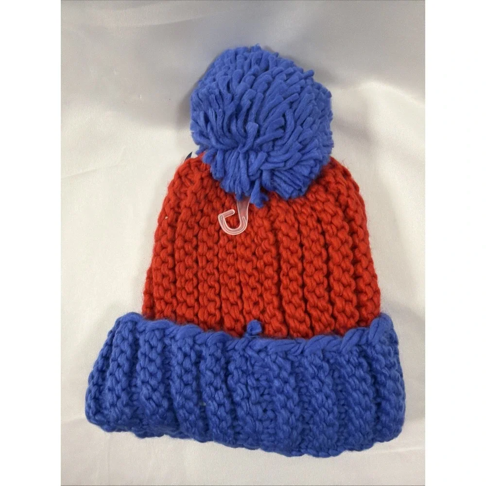 Spidey and His Amazing Friends Spider-Man Toddler Beanie Hat Red Chunky Knit